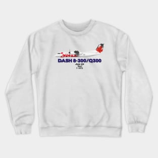 DeHavilland Canada Dash 8-300/Q300 - Jazz Air "Red" Crewneck Sweatshirt